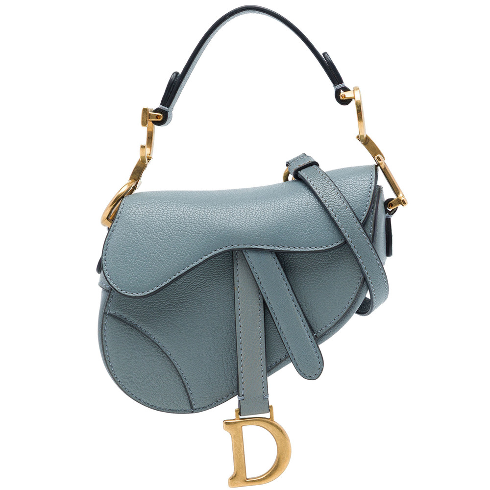 Pre-Loved Dior Micro Goatskin Saddle Bag